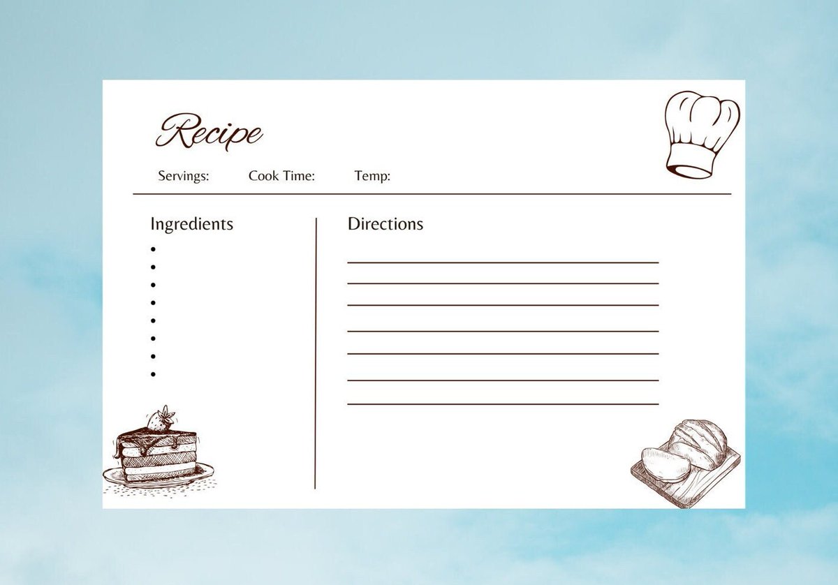 InkbyteDesigns's tweet photo. New baking themed recipe card is the latest addition to our #etsy shop:
https://t.co/uUAM2RRqd1
#recipe #recipecards #editable #template #printable #recipecardtemplate #editablerecipe #recipecards4x6 #modernrecipe https://t.co/W5I8BKryW4