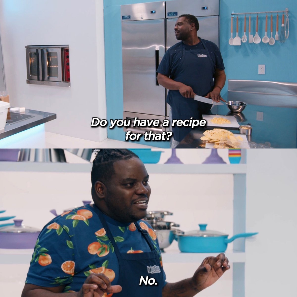There's nothing like that moment of realization in the #CrimeSceneKitchen. 😳