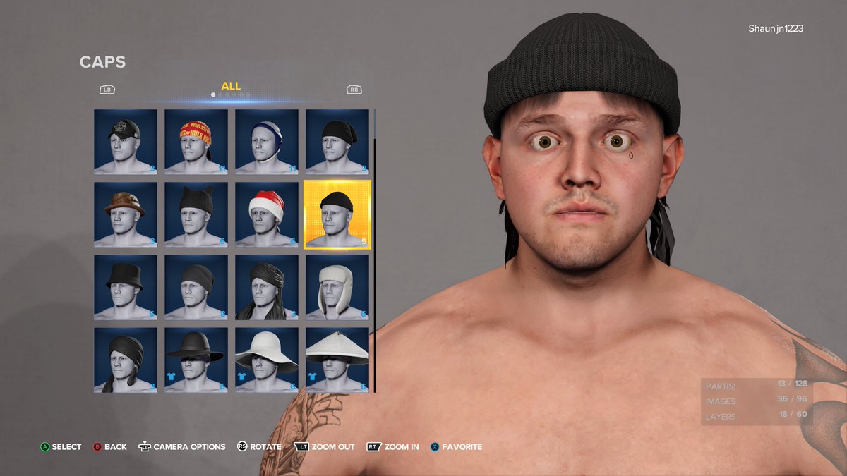 ShaunNovakMusic's tweet photo. Anyone on PC able to tell me if any of these pieces can be made invisible? Trying to find something that flattens the top of the hair but still lets the bottom flow. Thanks! #WWE2K23

@WhatsTheStatus @RellikReigns @PrinceMartyM @WittyWitterson https://t.co/oveIdigPAc