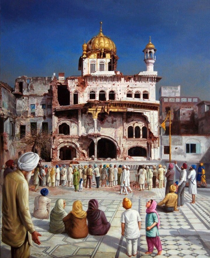 jassbajwa_'s tweet photo. 39 years ago, Sri Harmandir Sahib (#GoldenTemple)
 #SikhGenocide 
#NeverForget1984 https://t.co/clDnpnwxME
