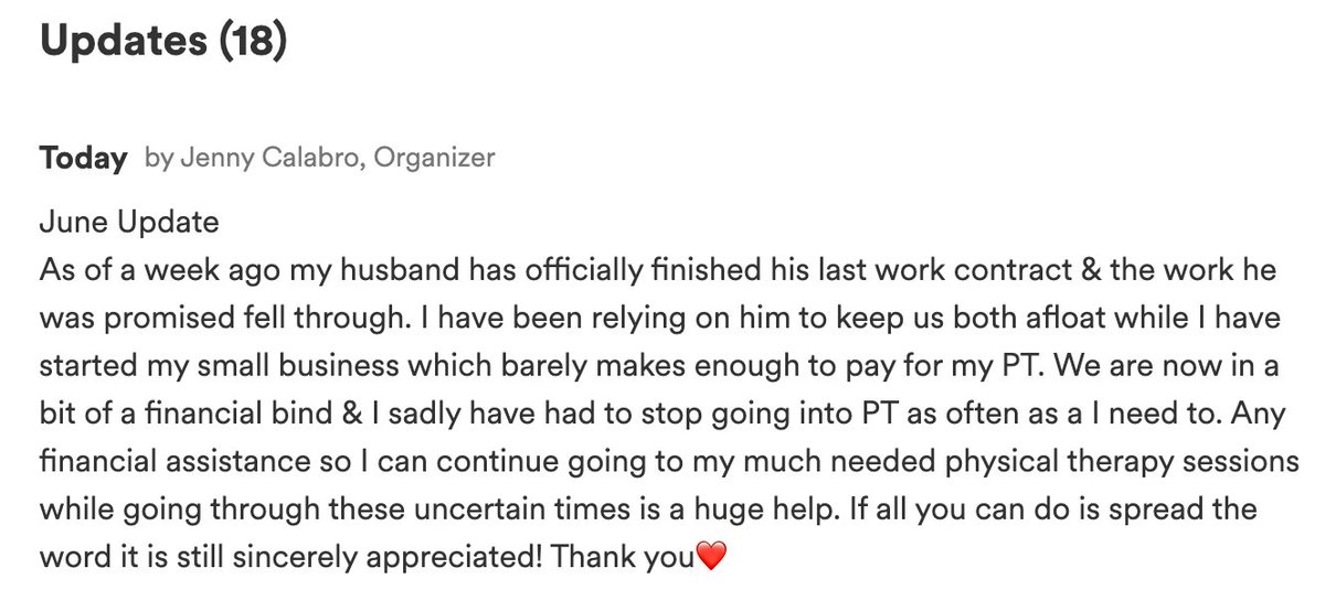 I rely on @vicehii to keep us afloat & for my continued PT You can support via my GoFundMe gofund.me/732ff34c or my small business fantasmawitch.com Even sharing is a huge help Thanks for your support its helped me come a long way even though I still have a ways to go!