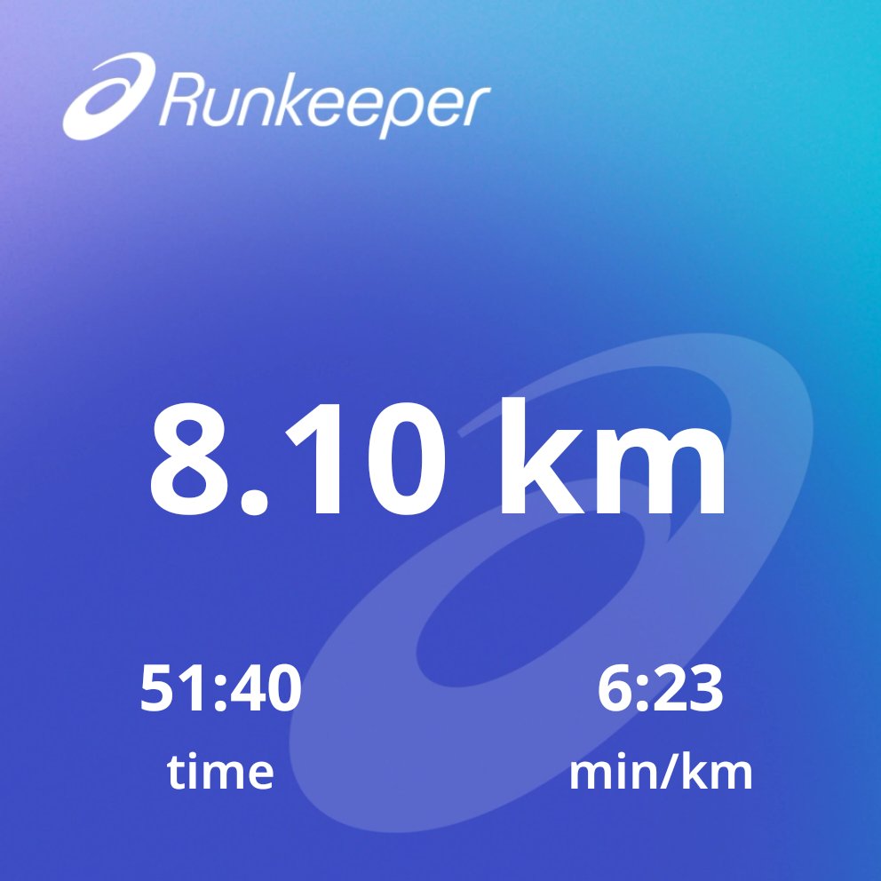 I just completed an activity with Runkeeper runkeeper.com/cardio/ad33adb…