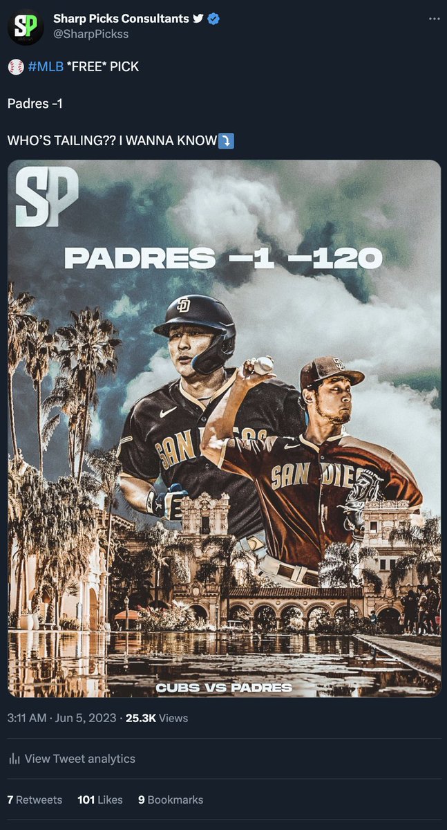 Sharp Picks Consultants tweet media