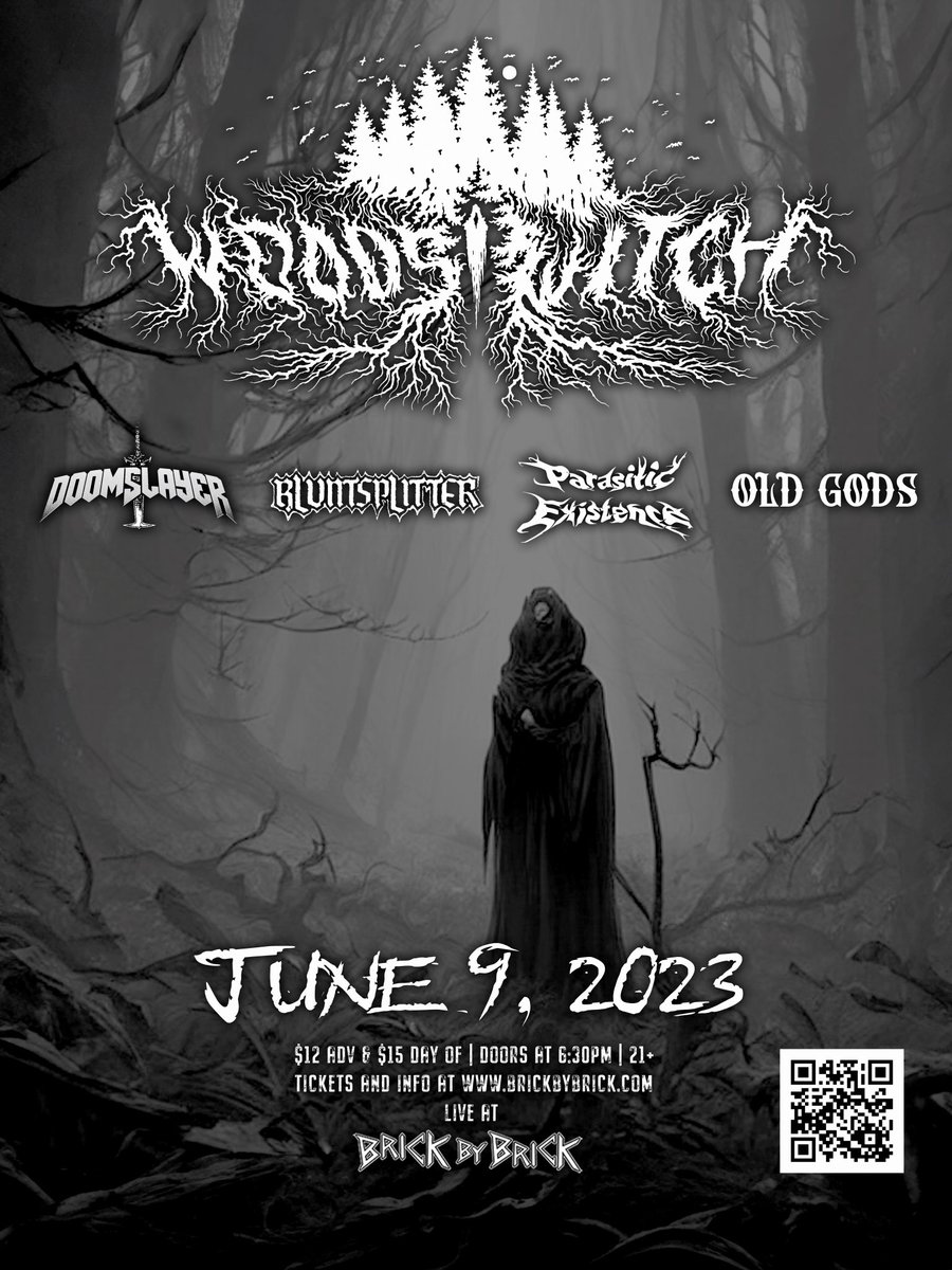 DON’T FORGET!! THIS FRIDAY AT @brickbybricksd WE PLAY TAKE THE STAGE WITH @doomslayerhq @parasiticexistence_official AND @oldgodsband IN SUPPORT OF @woodswitchofficial AND THE RELEASE OF THEIR EP “Warmth and Comfort” GET YOUR TICKETS NOW!LINK IN THE BIO/STORY!