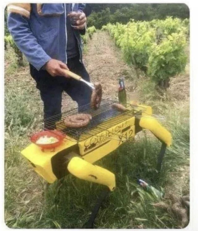 WallStreetMav's tweet photo. Gas grills are highly illegal. 😮

The year is 2030 and the government sent robots to track me down 👀

Source: u/Simian_Stacker https://t.co/8LlmicSTlB