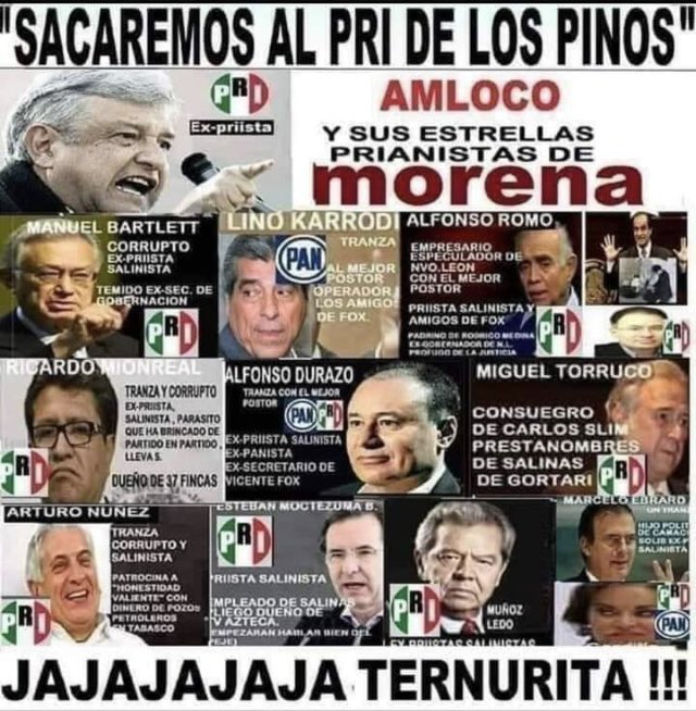 @PartidoMorenaMx No se porque no te creo #PRIMORena👇

#LigaDeGuerreros 
#AmloFracasoPresidencial 
#CirculaEnRedes