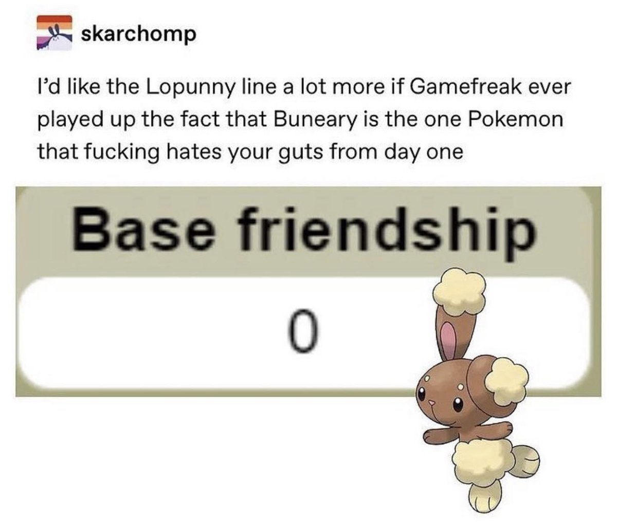 As a kid I had a Buneary in my Platinum Pokemon team and I wondered why it took forever to evolve, but I now recently know why