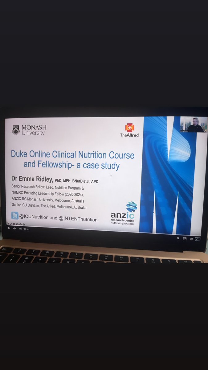 Lecture by @ICUnutrition 🙌🏻🙌🏻 Duke clinical nutrition fellowship