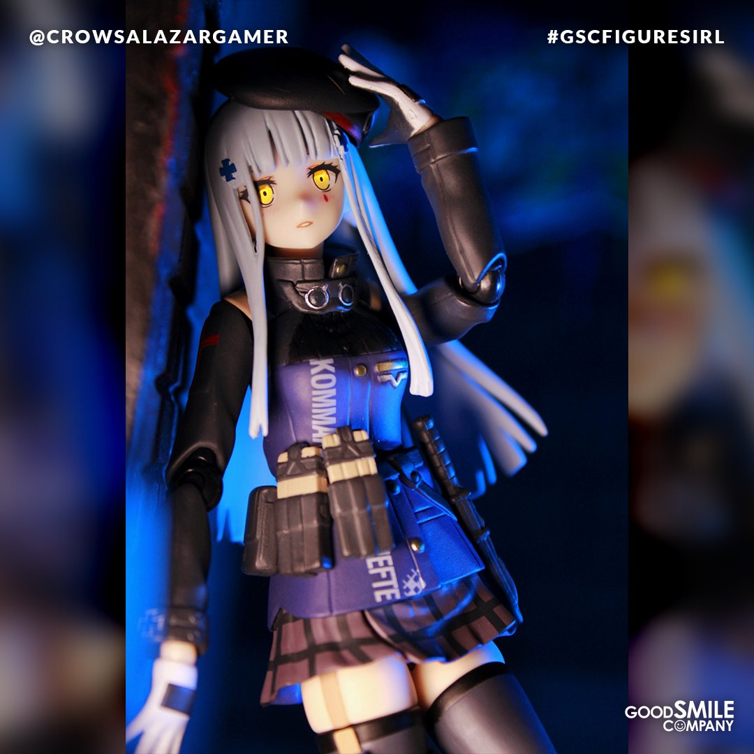 figma 416 from Girls' Frontline is seen here on mission adjusting her beret before she goes to rejoin her Squad 404 comrades! Thanks to crowsalazargamer on Instagram for this #GSCfiguresIRL shot!

Use hashtag #GSCfiguresIRL for a chance to be featured!

#Goodsmile