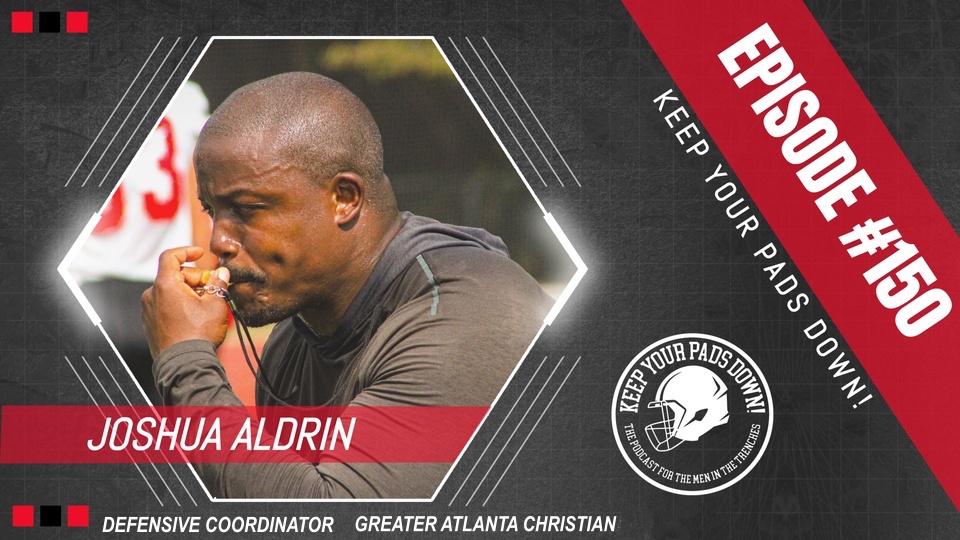 KYPDPODCAST's tweet image. WE ARE BACK TOMORROW!  #EP150 is on deck featuring @GreaterAtlantaC Defensive Coordinator @CoachBuzzAldrin!  We talk about the transition from DL Coach to DC, overcoming self-doubt and then get into some DL Coaching progressions.  Listen OR watch tomorrow &amp;amp; #Keepyourpadsdown!