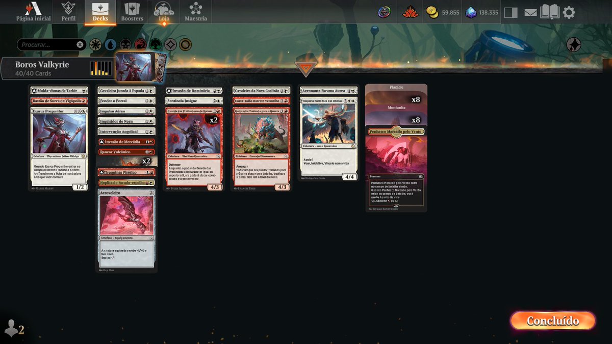 Jonathan_G_B's tweet photo. Estou começando a pegar gosto pelo arquétipo. Esse boros trouxe mais um troféu 🏆 pra gente. #MTGArena #magicbr @fireshoes https://t.co/8EFfnQsYfW