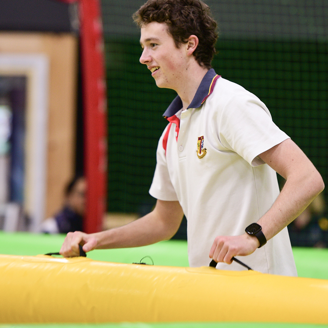 TheKnoxSchool's tweet photo. Today marks the half-way point for the Year 12s. To celebrate, they spent an hour at Inflatable World. Students and staff all had a great time letting off steam before the second half of the year begins in earnest. https://t.co/kTRKmYNYEo