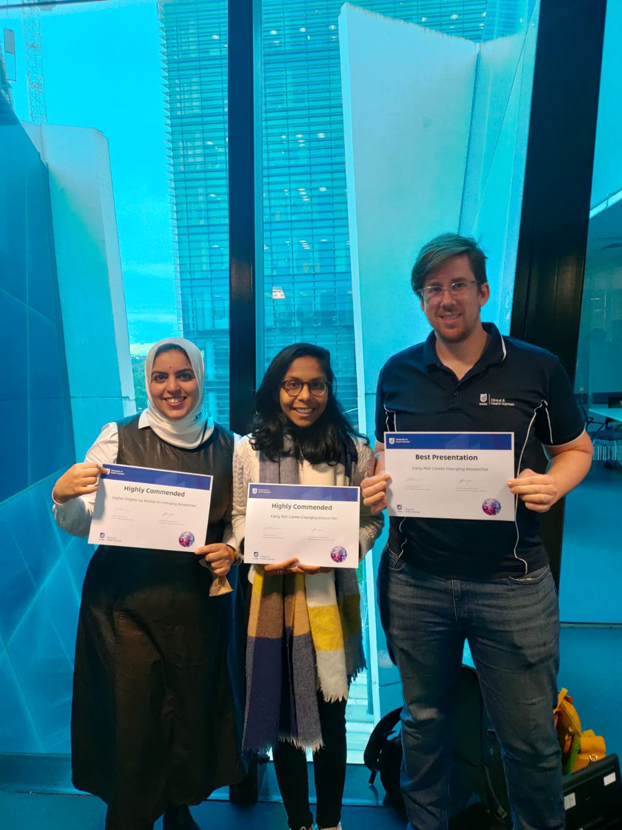 Souha Youssef (@souhayoussef3) on Twitter photo Delighted to win the highly commended presentation award at CHS Researcher Symposium! 🏆Sharing my findings on printing a cure, #3Dprinting potential fo cancer treatment was an absolute thrill! Congrats to <a href="/SanthniSub/">Santhni Subramaniam</a> & Todd for their awesome talks <a href="/UniSA_CPI/">UniSA Centre for Pharmaceutical Innovation</a> <a href="/PIDG_UniSA/">PIDG UniSA</a> Delighted to win the highly commended presentation award at CHS Researcher Symposium! 🏆Sharing my findings on printing a cure, #3Dprinting potential fo cancer treatment was an absolute thrill! Congrats to <a href="/SanthniSub/">Santhni Subramaniam</a> & Todd for their awesome talks <a href="/UniSA_CPI/">UniSA Centre for Pharmaceutical Innovation</a> <a href="/PIDG_UniSA/">PIDG UniSA</a>