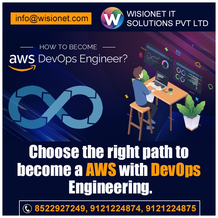 wisionet66255's tweet image. Choose the right path to become a AWS with DevOps Engineering.
Online/Offline, With 100% Placement Assistance.
For details contact:8522927249,9160827111
wisionet.com/contact.html
#AWS_with_DevOps #devopsengineer #devopstraining #devopstools #devopstrainingonline