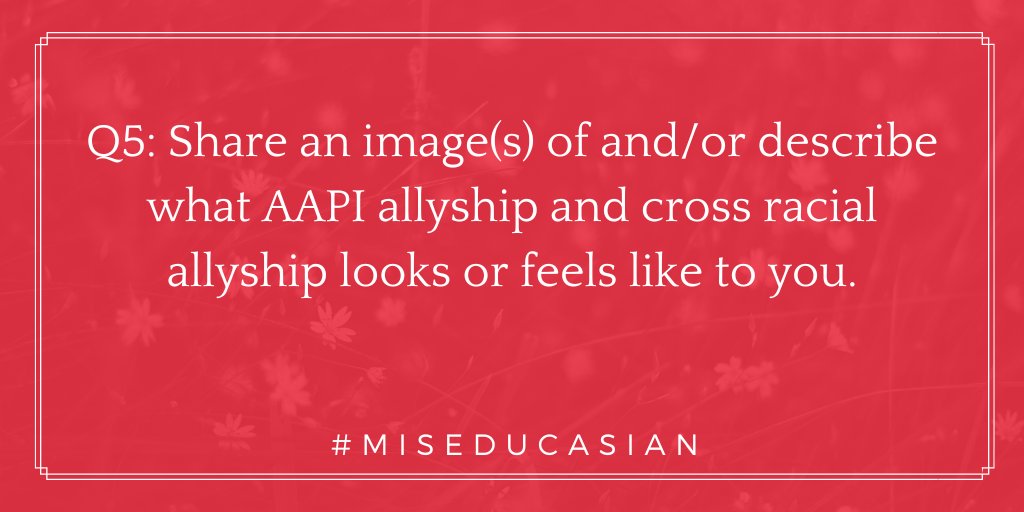 #Q5:  Share an image(s) of and/or describe what AAPI allyship and cross racial allyship looks or feels like to you.
