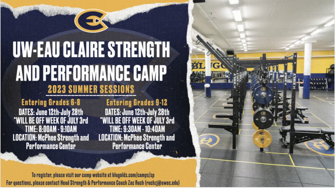 ONLY ONE MORE WEEK UNTIL DAY ONE OF SUMMER CAMP!!

Register here: blugolds.com/camps/sp?fbcli…