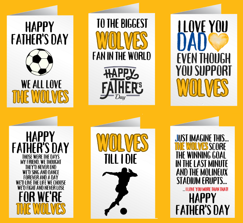 LeonardiDesigns's tweet photo. Is your Dad an avid #Wolves fan? Then check out our unique range of Father's Day Cards...!
https://t.co/PDiN3fsw9o
#wolves #wolves #thewolves #molineuxstadium #wolverhamptonwanderers #wolverhamptonwanderersfc #wwfc https://t.co/DlijGrxVsH