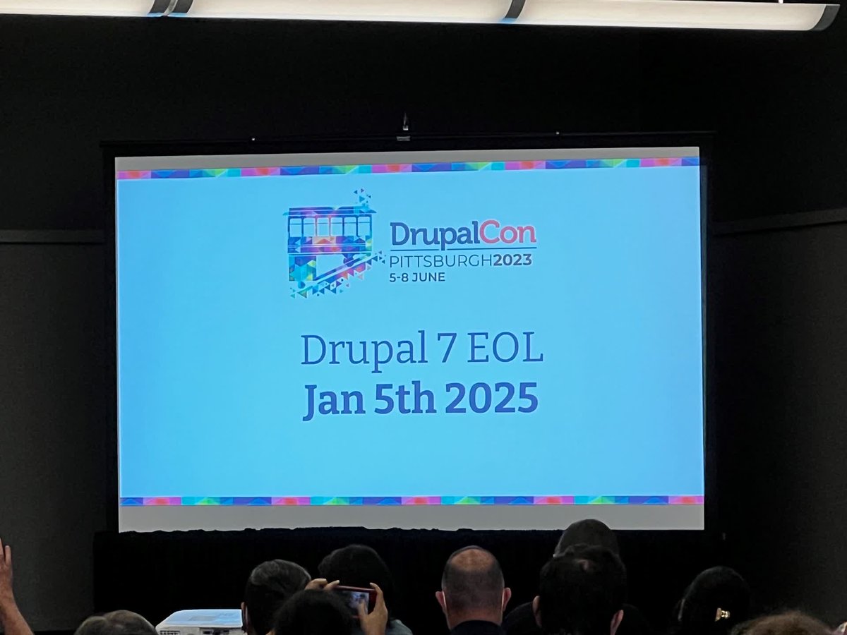 Long Live #drupal 7. EOL has been extended again!!! 

The new EOL is January, 5th 2025!