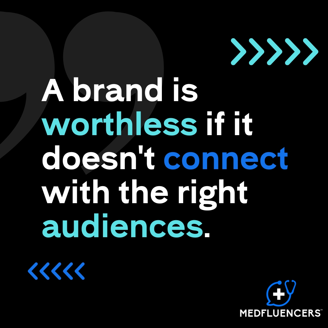 A brand's real worth lies not in its logo, but in its connection with the right people. Are you reaching the right patients and healthcare customers?

💡💊 #MedFluencers #HealthcareInfluencer #BrandConnections #EmpoweringHealthcare #Marketing #socialmediamarketing #Pharmaceutical