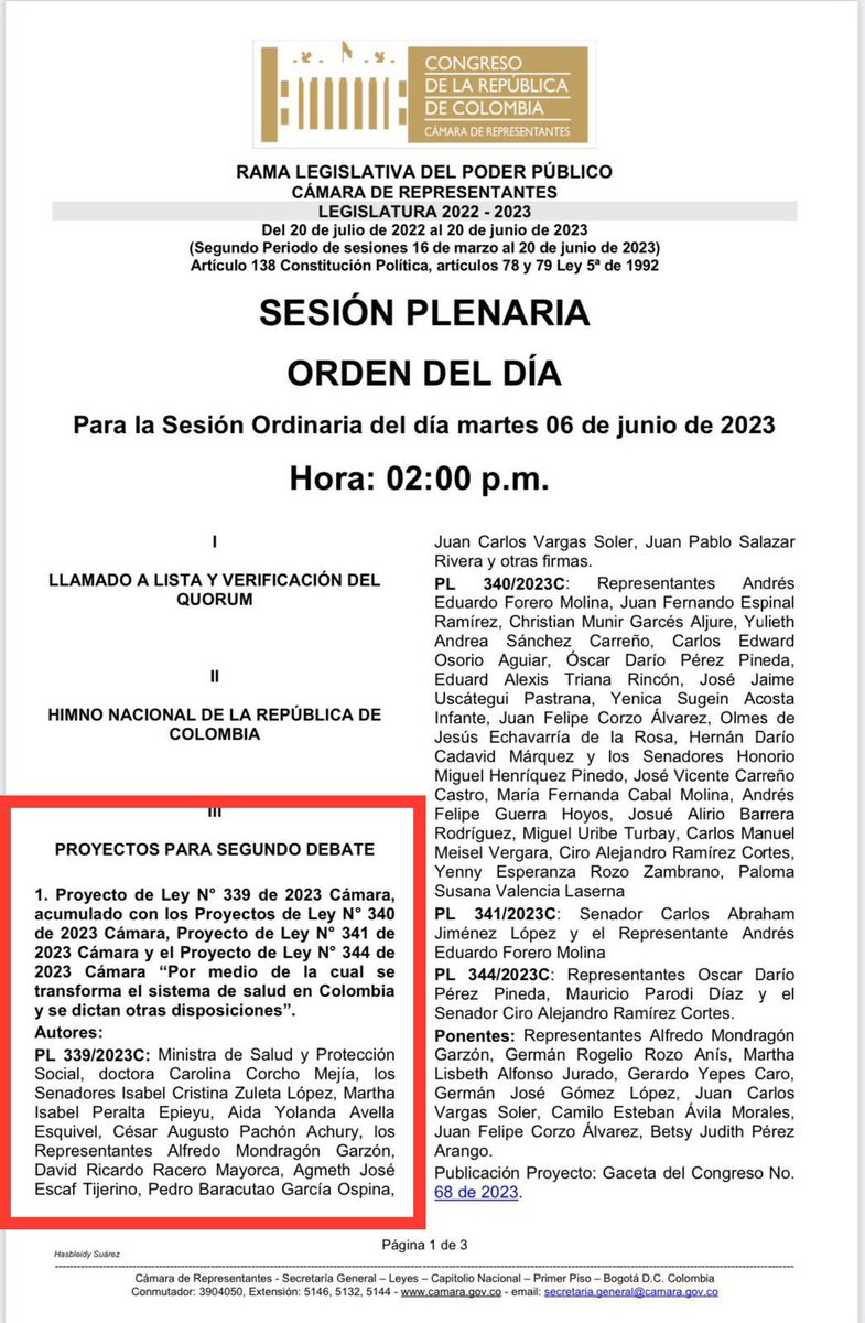 Danielbricen's tweet photo. Que feo lo que hace el Representante @DavidRacero:

Primero sale en televisión a decir que el trámite de las reformas queda congelado y a las pocas horas cita para mañana a votar la reforma a la salud. Increíble la forma en como engañan al país. https://t.co/gMTnn5QI6D