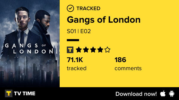 J'ai regardé  S01 | E02 of Gangs of London! #gangsoflondon  tvtime.com/r/2QgRm #tvtime