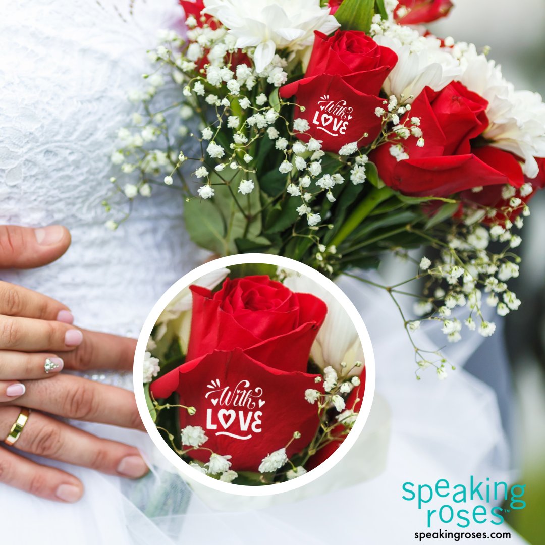Speakingroses's tweet photo. "Whispering love through flowers. Customize your wedding blooms with Speaking Roses." https://t.co/dYtFy5Jp0S
#PersonalizedPrinting #CustomizedRoses #FlowerArt
#speakingroses
#Giftspeakingroses #askforfranchisee
#ideaofperfection
#weddingday #weddings #weddingbells https://t.co/3kPf8Cjrw2