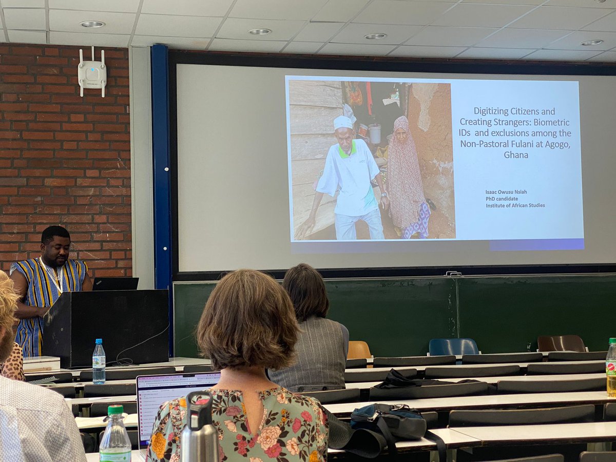 #ECAS2023Presenting under the theme: Changing African ID systems and reshaped futures. I talked on Exclusionary and discriminatory experiences of the Non pastoral Fulani in accessing IDs in Ghana.