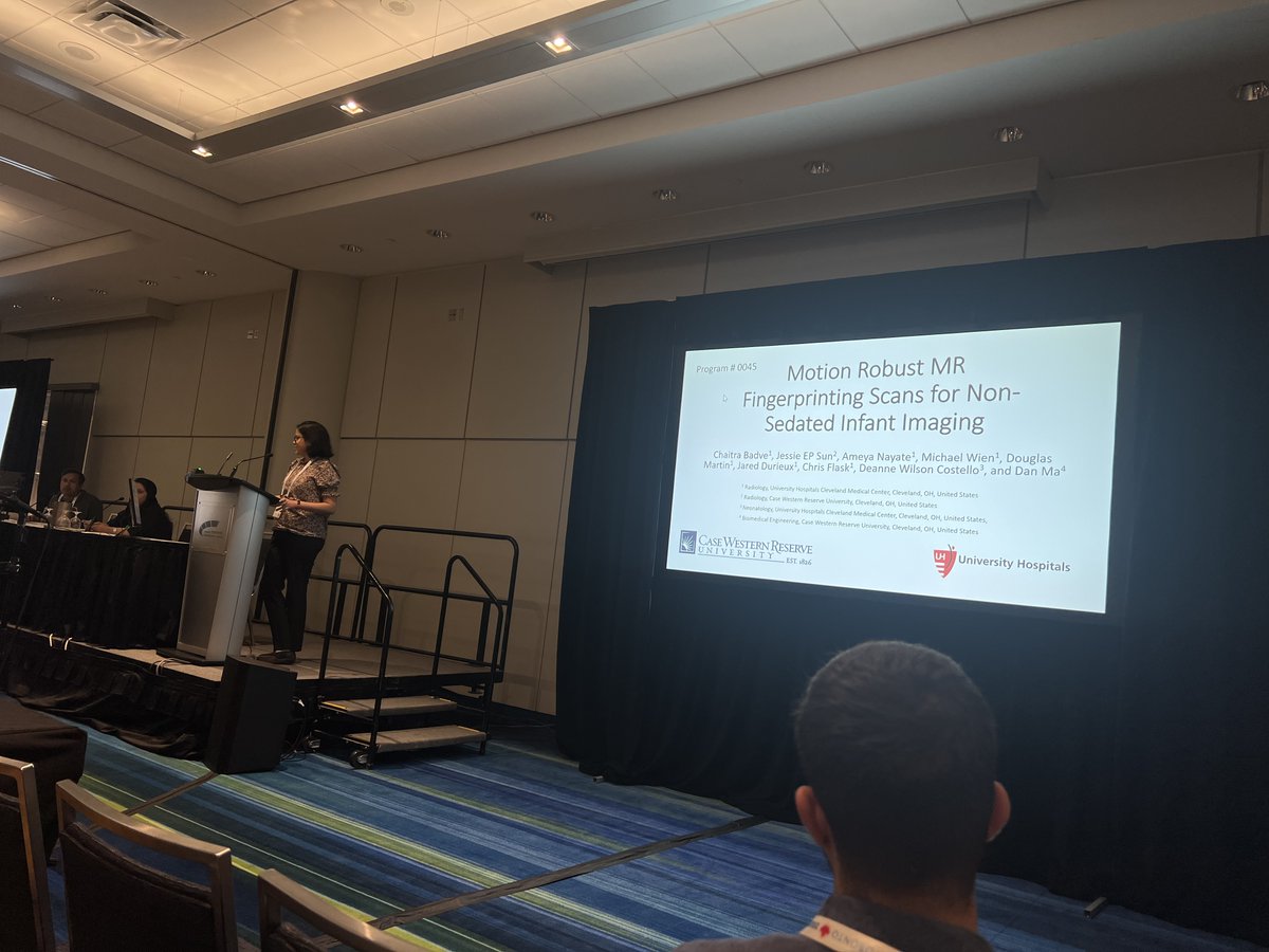 MRI_Dan's tweet image. Check out our 'motion robust MRF for non-sedated infant imaging!' presented by @MRI_ChaitraB, and featured as 1 of the top 100 abstracts at @ISMRM this year!  Our non-sedated subjects are those with prenatal opioid exposure. Abstract No. 0045