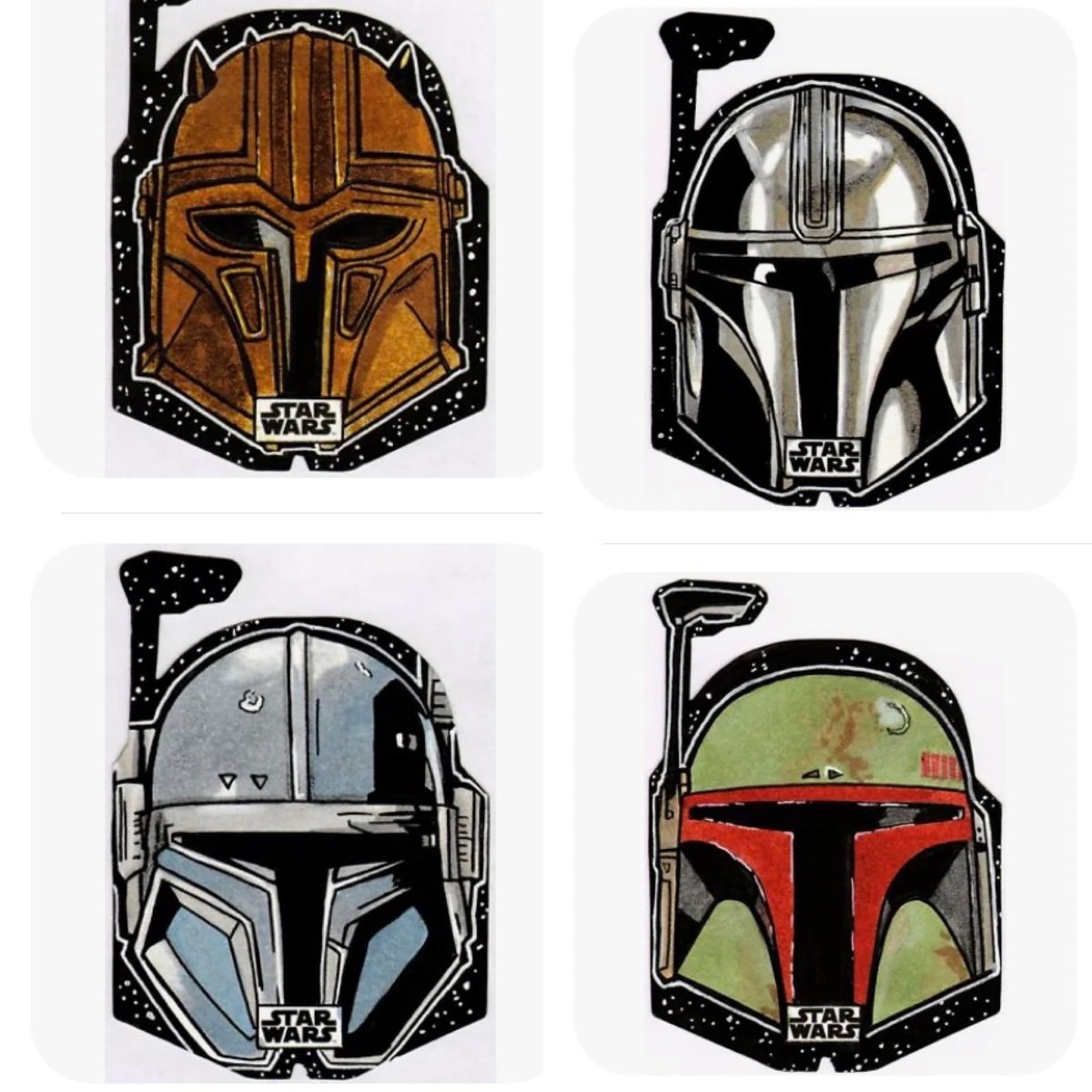 When you see the #StarWars helmet cards @RichHennemann is putting out & wish you had hit the lotto to collect them all.