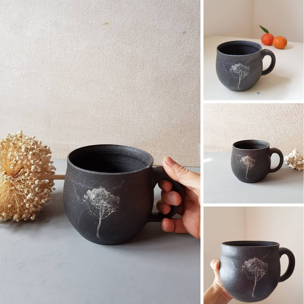 OkunShelly's tweet photo. TWO Ceramic Handmade XL Black Mugs with Tree https://t.co/h9UMLly7d0 @etsymktgtool https://t.co/tbGSlo07xn