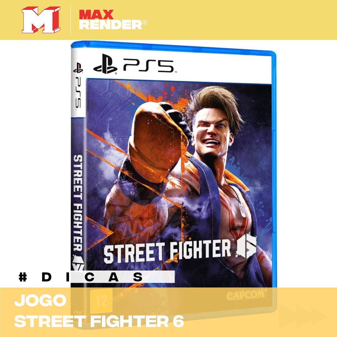 maxrender_CG's tweet photo. 🎮 A #DicaMaxRender é o jogo Street Fighter 6! Prepare-se para ação sem limites no PS5, PS4, Xbox Series ou PC.
Com três modos de jogo - Fighting Ground, World Tour e Battle Hub.
Garanta o seu: https://t.co/Vu4VLXl5b2
#revistamaxrender #maxrender #streetfighter6 #game #jogo https://t.co/4SfsYTk3LN