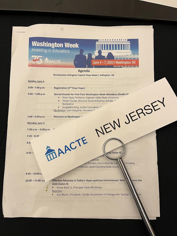 NJACTE officers, Dr. Amy Kline and Dr. LaChan Hannon join teacher educators and other members from colleges and institutions nationwide at AACTE 2023 Washington Week. #AACTEWW23 <a href="/amyrkline/">Amy Kline</a> <a href="/SHUCEHS/">CEHS at Seton Hall</a> <a href="/RiderCEHS/">Rider College of Education & Human Services</a> <a href="/claudinekeenan/">Claudine Keenan</a> @MUschoolofEduca <a href="/WPCollegeOfEd/">WP College Of Ed</a>