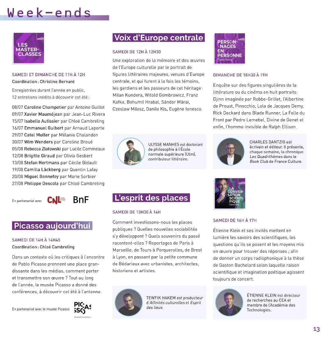 Joie : durant cet été, la « conversation scientifique » reviendra tous les samedis à 16h. Nous explorerons pas à pas les différentes facettes de l’imaginaire et du rêve, qui agissent toujours de conserve avec la raison, notamment dans l’esprit des scientifiques. <a href="/franceculture/">France Culture</a>