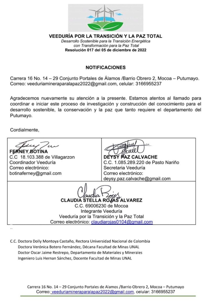 VeeduriaMocoa's tweet photo. Queja @idea_un , la investigación científica es un proceso sistemático de análisis de fenómenos, mediante el cual se busca obtener nuevos conocimientos o verificar los existentes.  Se encuentra muy distante del pensamiento ideológico y político
#mocoa
#Estigmatizacion
#Putumayo https://t.co/epTcZLyoTJ