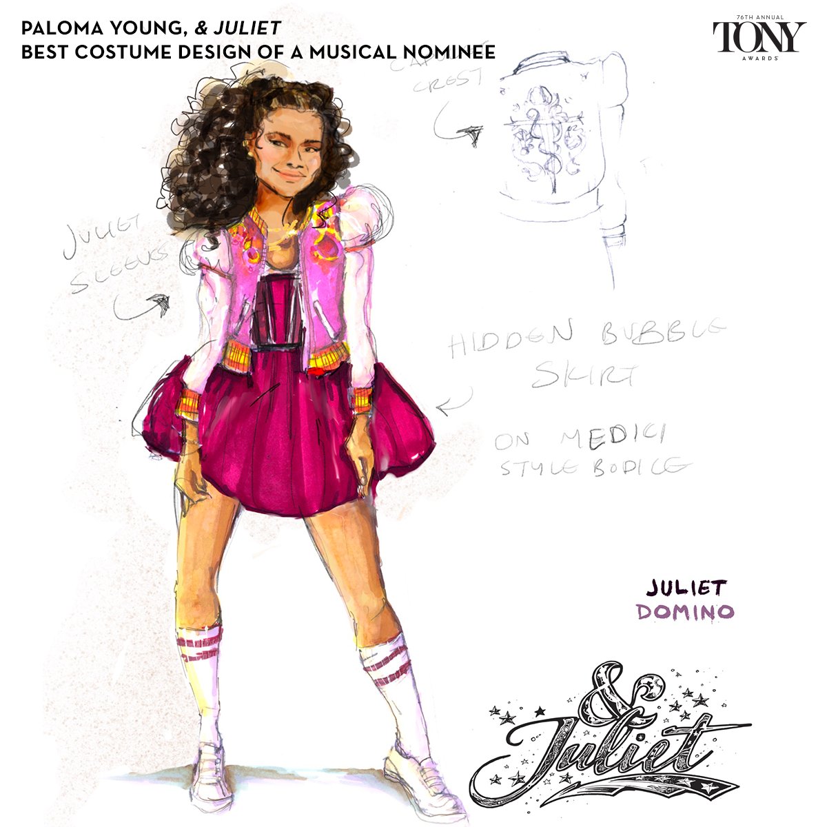 TheTonyAwards's tweet photo. With less than one week left until the #TonyAwards, we're taking a peek behind the curtain at this year's design award nominees! First up: Best Costume Design of a Musical!

@secondpigeon for @AndJulietBway
@clintramos &amp; Sophia Choi for @KPOPBroadway
Donna Zakowska for @NYNYbway https://t.co/WJqgsIQMji