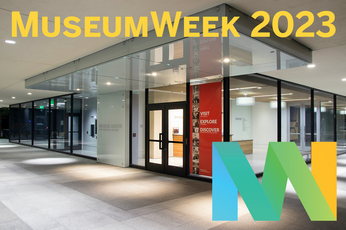 Happy #MuseumWeek2023! The Briscoe Center joins our fellow cultural institutions around the world in celebration of the 10th year of MuseumWeek. We'll visit our museums across Texas, including our <a href="/UTAustin/">UT Austin</a> location in Sid Richardson Hall! <a href="/MuseumWeek/">ᴍᴜsᴇᴜᴍᴡᴇᴇᴋ 🏛</a>