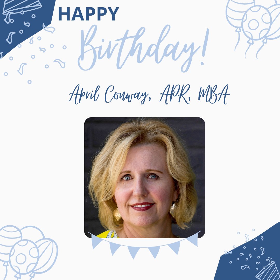 Please join us in wishing April Conway, APR, MBA, a Happy Birthday! April is the PRSA Sierra Nevada Chapter's Assembly Delegate.