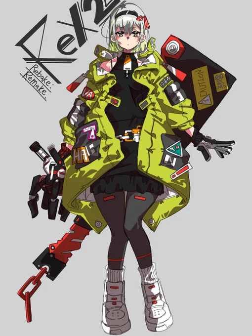振り返り!! 見さらせ全身!全体図その③ #オリキャラは性癖の見本市  #オリキャラ 