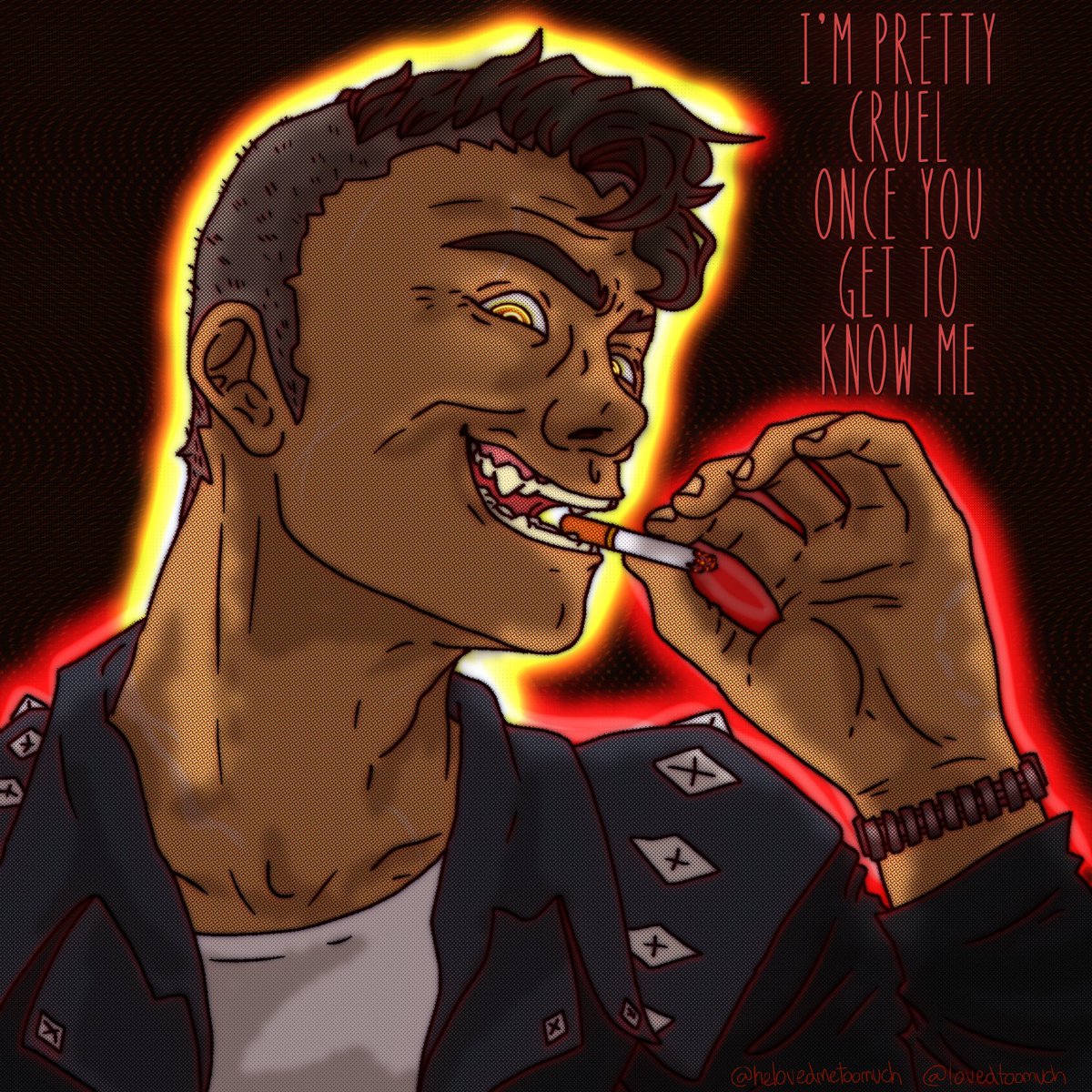 lovedtoomuch's tweet photo. They Say I'm - Pretty Cruel Once You Get To Know Me  
#jackdean #jacktpof #thepriceofflesh #tpof https://t.co/3N8Rsyh8Y3