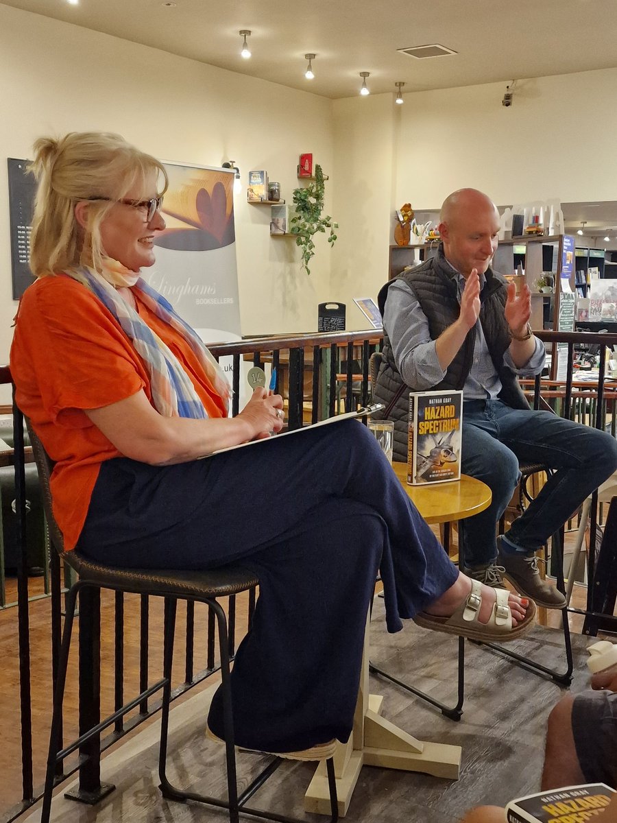 LinghamsBooks's tweet photo. Super night with #Testpilot #NathanGray signed copies https://t.co/Or4N3Bn0BA.
#FathersDay2023 https://t.co/eJBTmHMYl3