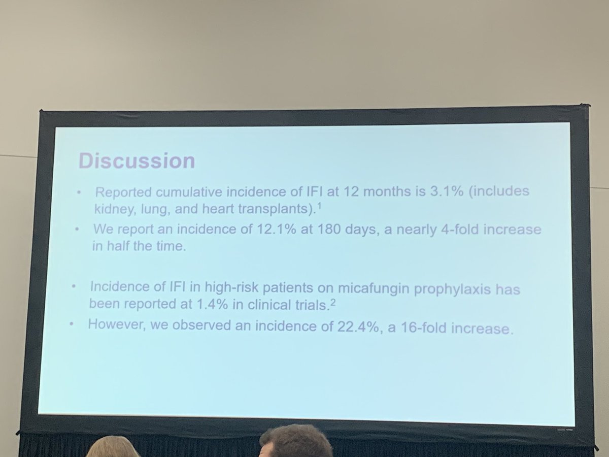 🚨🚨📢📢Trainee oral abstract by MS3 Brendan Burke from @MGUH_ID presenting on the Incidence of IFI in Abdominal Tx Recipients Using High Risk Aspergillus Protocol #ATC2023 #ATC2023SanDiego @JTIDMD @rebecca_kumar