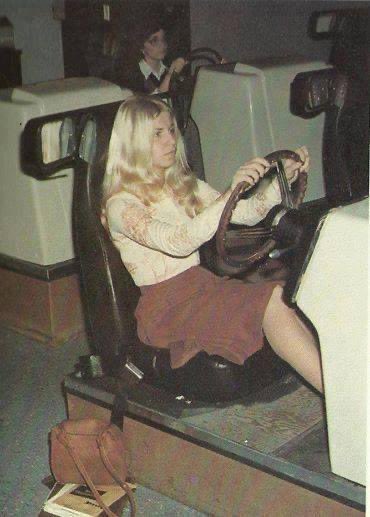 Driving school class in the 70s.