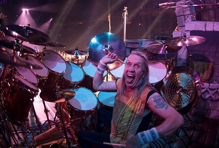 Happy birthday Nicko McBrain great drummer of  