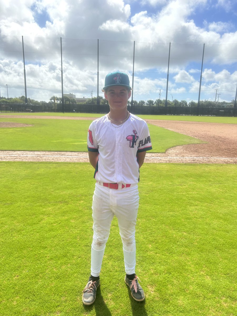 Prospect Wire | Player Spotlights (@pw_players) on Twitter photo Dylan Peek
<a href="/SFL_Flamingos/">South Florida Flamingos</a>
Pitched a complete game to lead his team to victory. Also, went 1-2 at the plate with a walk.
<a href="/ProspectWire/">Prospect Wire</a>
#PWBaseball 🌴🏆
#PWPoG Dylan Peek
<a href="/SFL_Flamingos/">South Florida Flamingos</a>
Pitched a complete game to lead his team to victory. Also, went 1-2 at the plate with a walk.
<a href="/ProspectWire/">Prospect Wire</a>
#PWBaseball 🌴🏆
#PWPoG