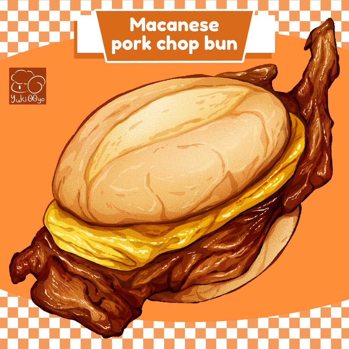 06.04 Macanese pork chop bun 🍖🍖

================
#foodart #foodillustration
#foodartist #foodillustrator
#drawing
#illustration #fooddrawing
#foodieart #絵 #イラスト好き
#食べ物イラスト
#イラスト好きな人と繋がりたい
#香港插畫 #美食插畫 #食物繪畫
#食物繪 #porkchopbun 
#豬扒包