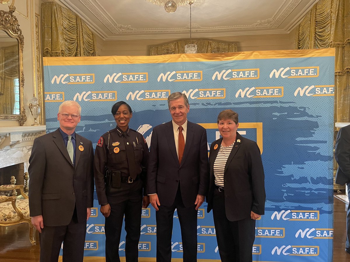 Thank you to today’s speakers:  <a href="/nc_governor/">Governor Josh Stein</a>
 
William Lassiter Deputy Secretary for Juvenile Justice
 
Estella Patterson, <a href="/raleighpolice/">Raleigh Police</a> Chief of Police
Jane Campbell, @townofdavidsonnc Commissioner, and Mayor Pro-tem  #KeepNCSafe