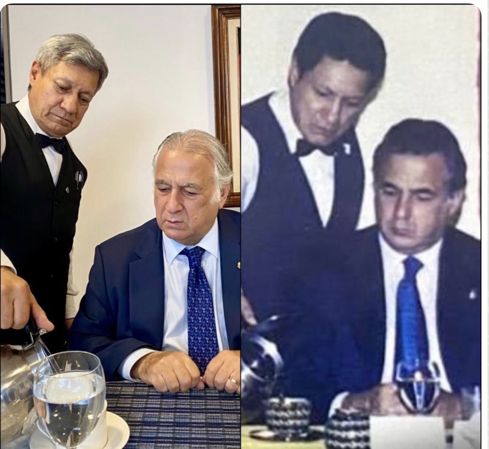 👉Hace 40 años, Ángel Zarazua Reyes ingresó como mesero a SECTUR Federal, desde aquel entonces hemos llevado una buena amistad. Siempre que lo saludaba le decía: “te encargo la silla” con el tiempo trabajamos juntos ahora me acompañará hasta el 30 de septiembre del 2024.👍