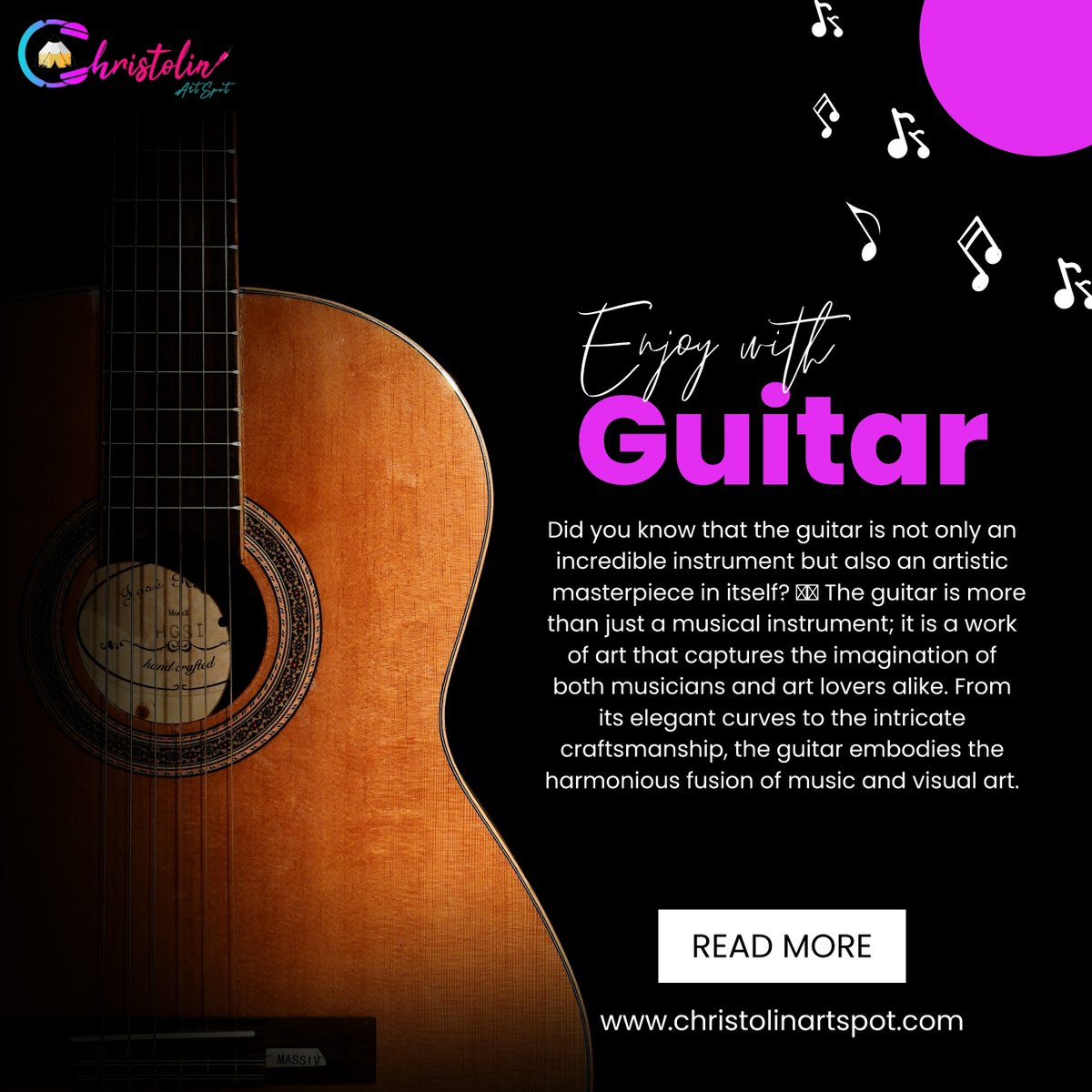 ChristolinSpot's tweet photo. Did you know that the guitar is not only an incredible instrument but also an artistic masterpiece in itself? 🎶✨

#christolinartspot #guitarclass #guitar #guitarlessons #music #guitartabs #learnguitar #guitarplayer #guitarclassic #guitarcovers #guitarchords #guitarist https://t.co/9hnSSYM65w