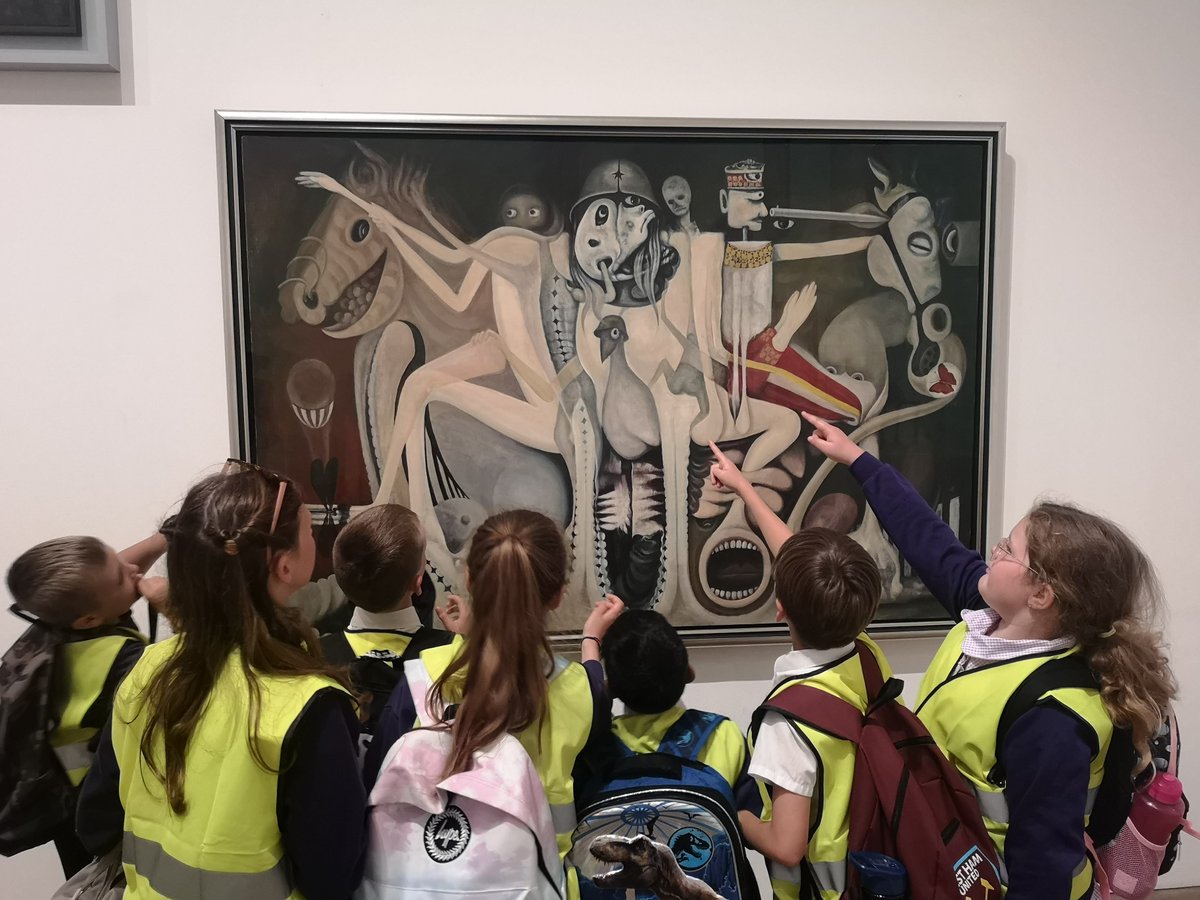 What is the spookiest bit of the painting? Great discussion at the Tate Modern London. <a href="/dsat/">Dan Sattler</a> <a href="/DSATStPeter/">St Peter's CE Primary Academy</a>