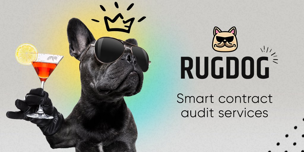rugdognet's tweet photo. #RugDog, your project's best friend! Protect your project and clients with our professional audit services. No bug will escape our efficient tech team. #SmartContractSecurity #blockchain #Crypto https://t.co/PrT4LWvWKG